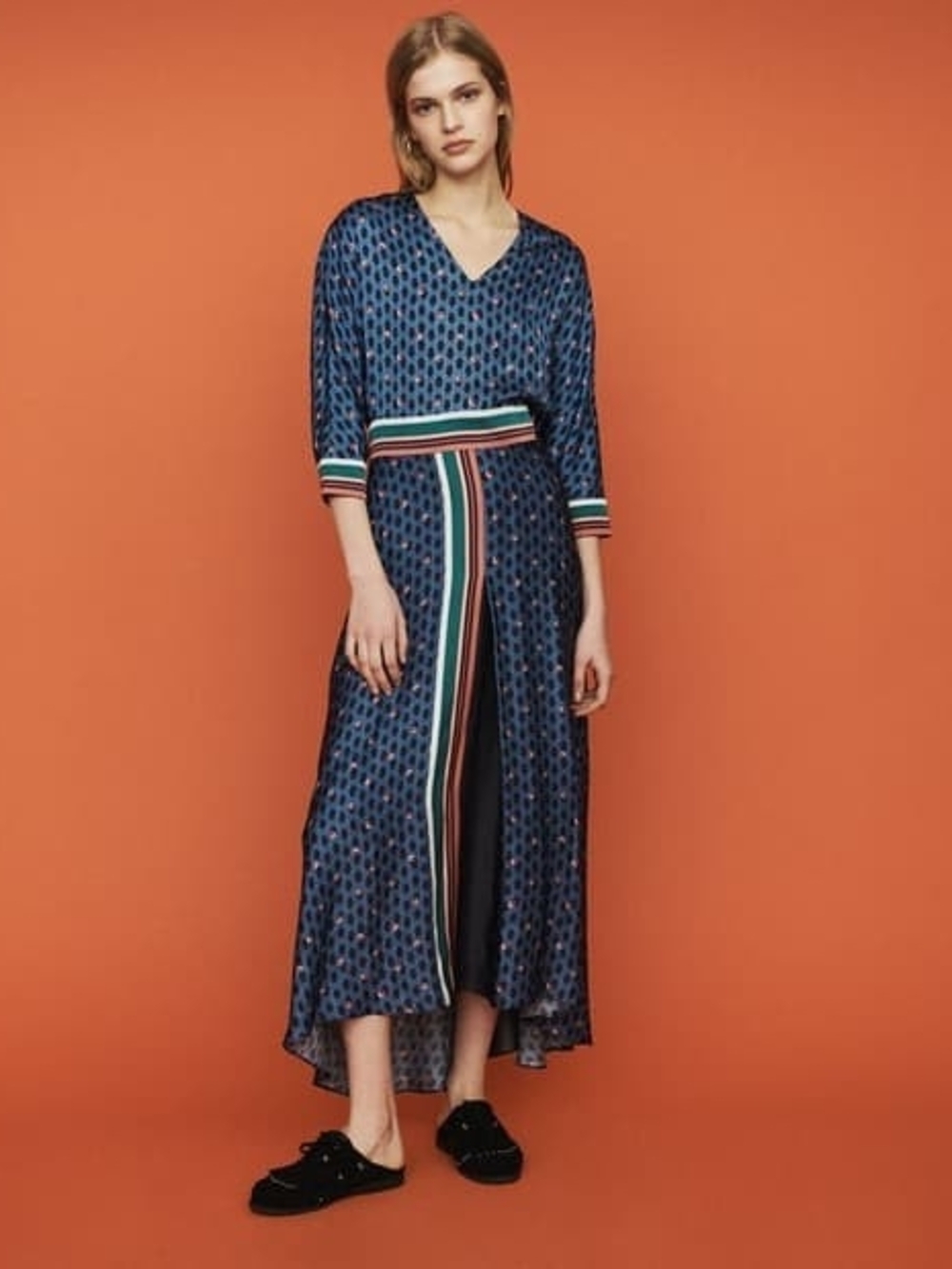 Maje Reanne Print dress